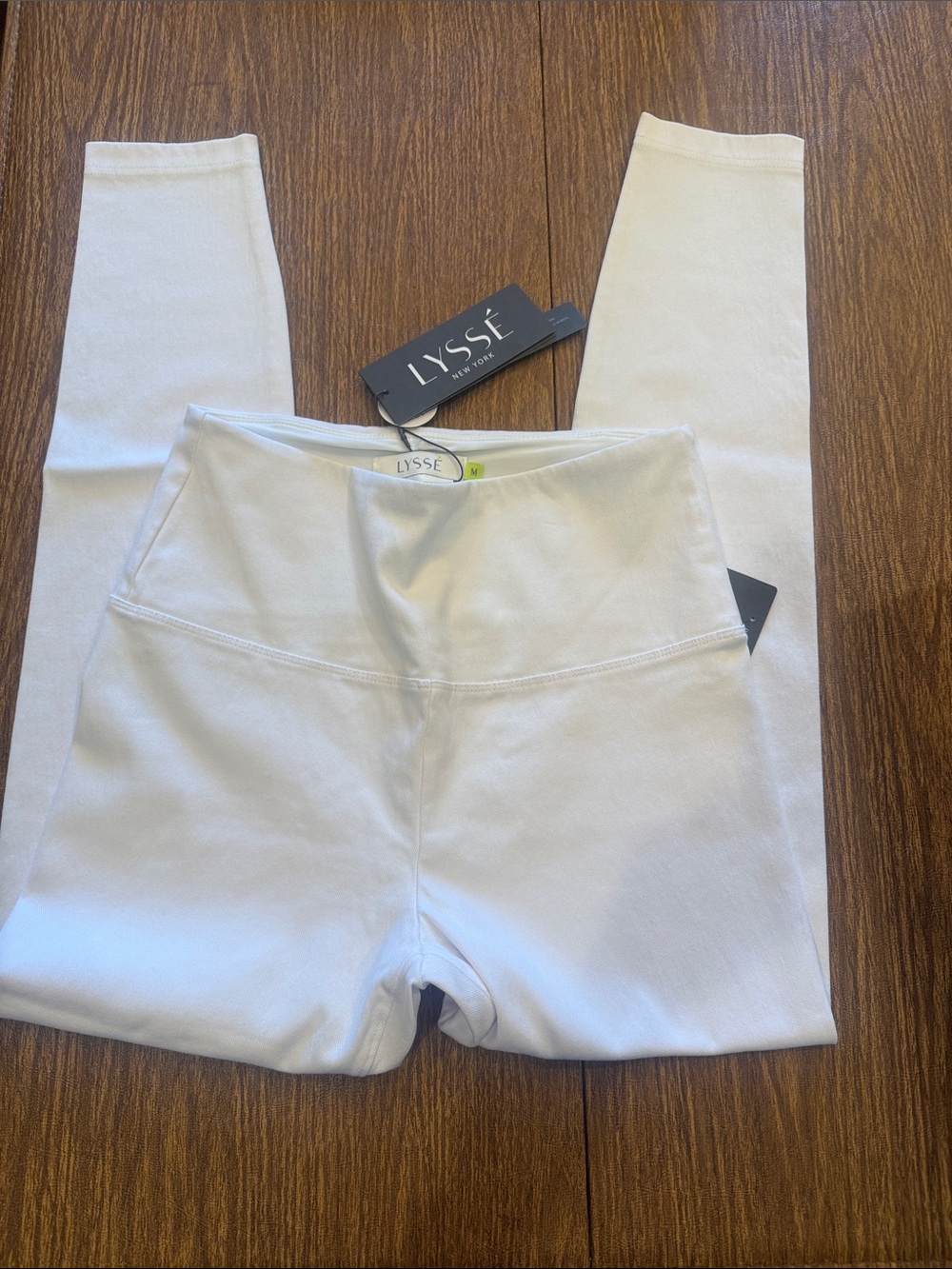 Lysse Off-White Sculpting High-Waist Leggings